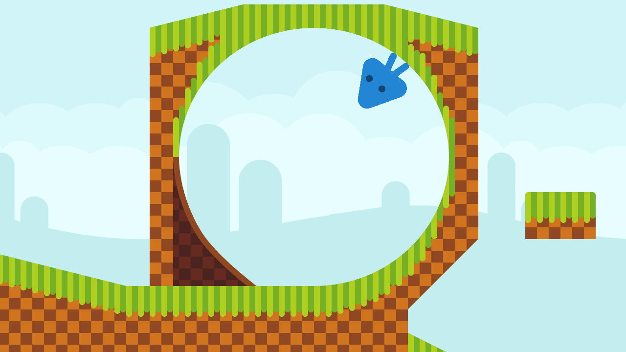 360° platformer - a game example from the GDevelop game making app ...