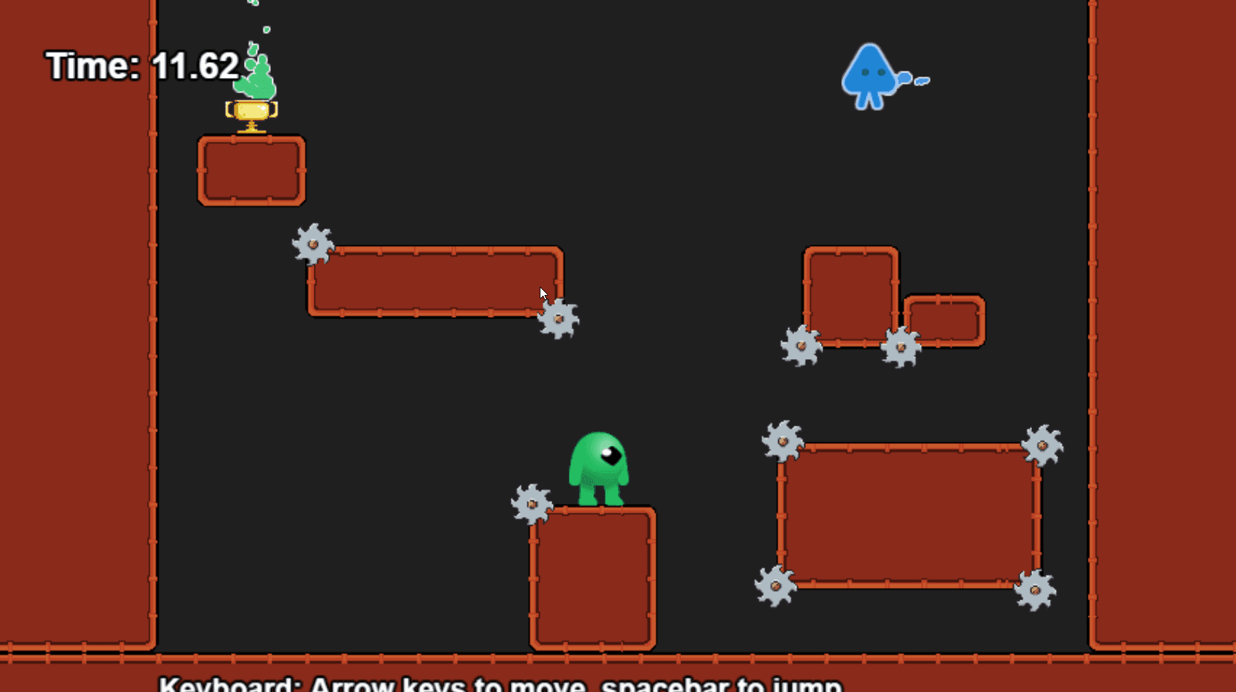 Moving saw platformer - a game example from the GDevelop game making ...