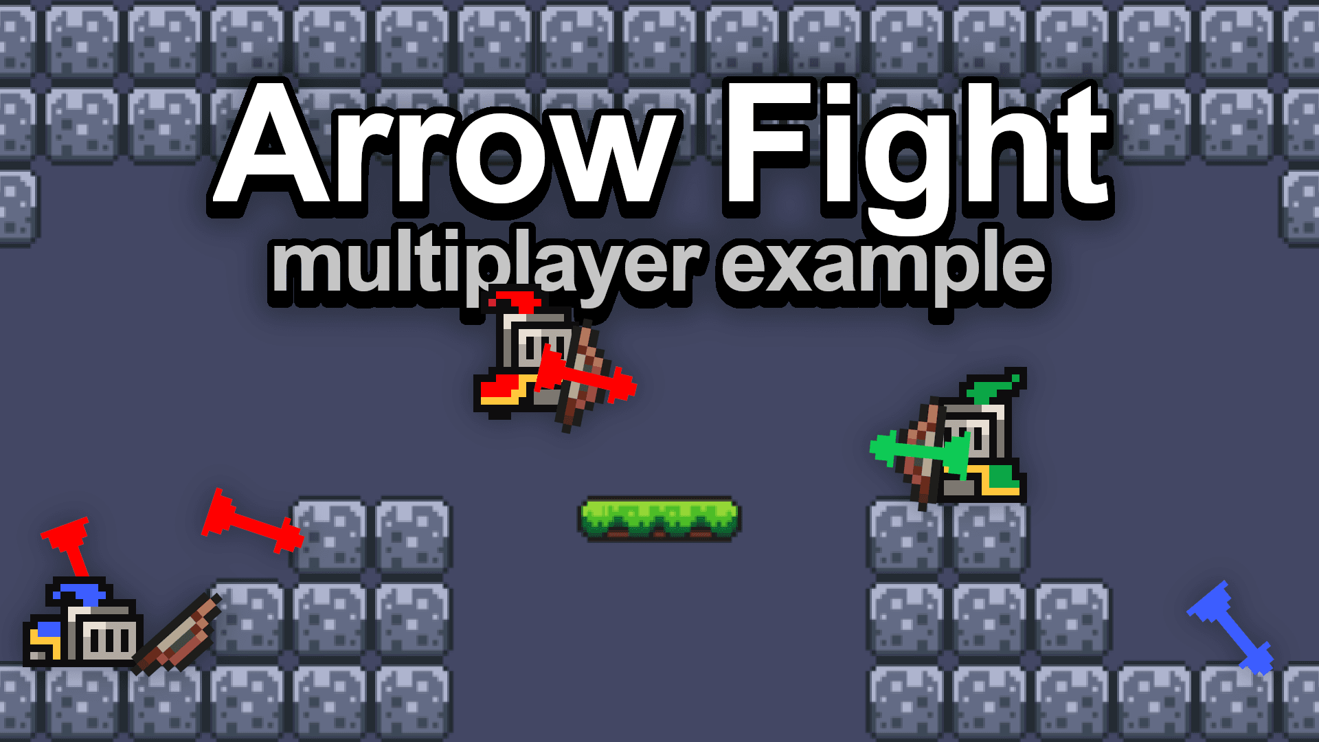 Gdevelop Multiplayer Examples Multiplayer platformer arrow fight - a game example from the GDevelop ...