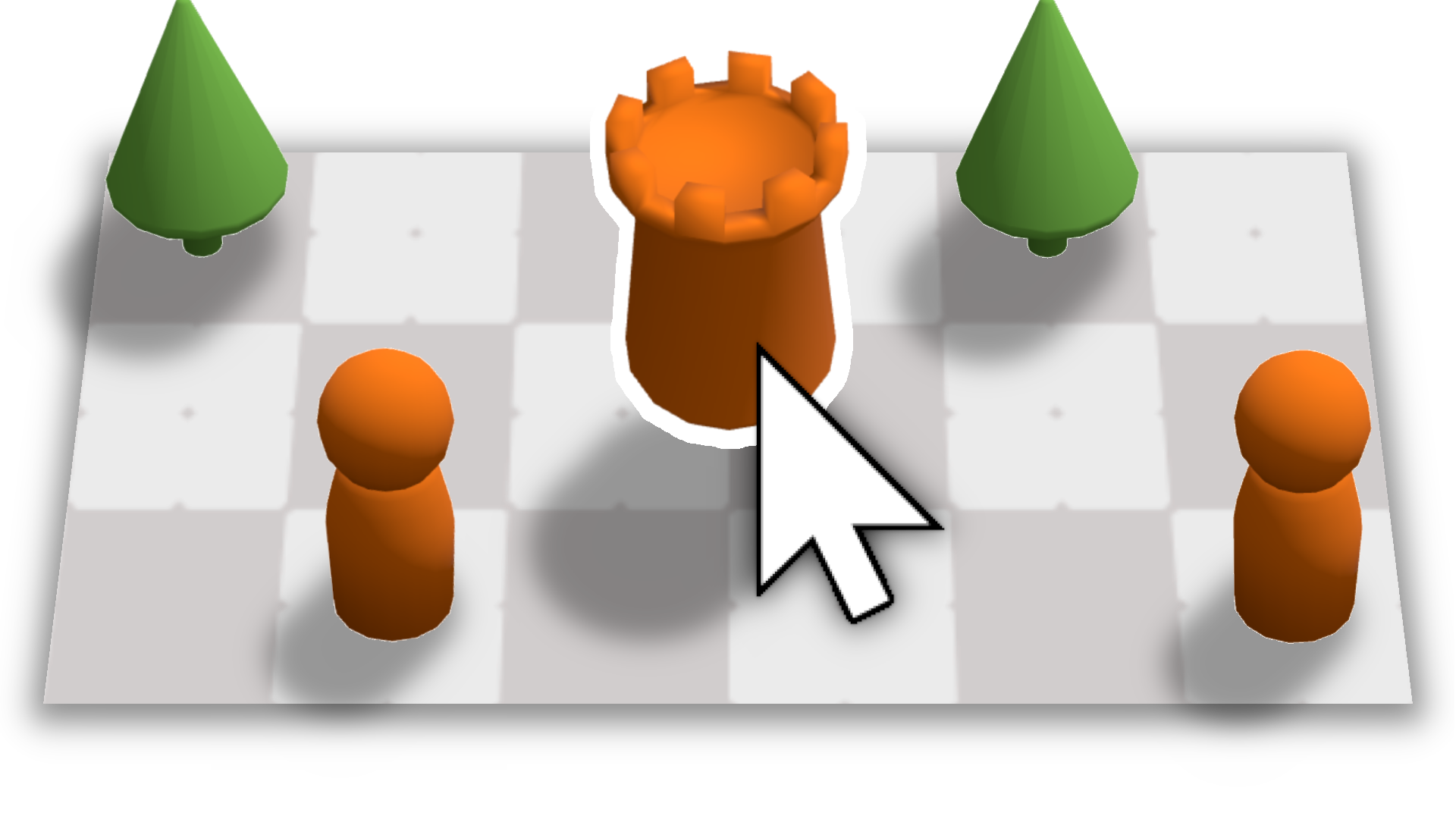 Board game with draggable tiles