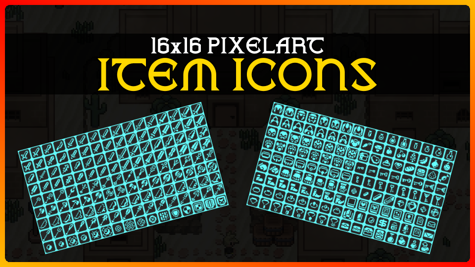 Fantasy Dreamland Item Icons - a premium asset pack to build games with ...