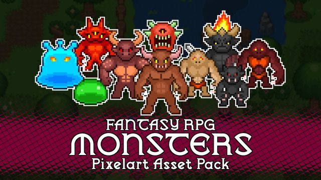 Fantasy RPG Monsters 3 - a premium asset pack to build games with ...