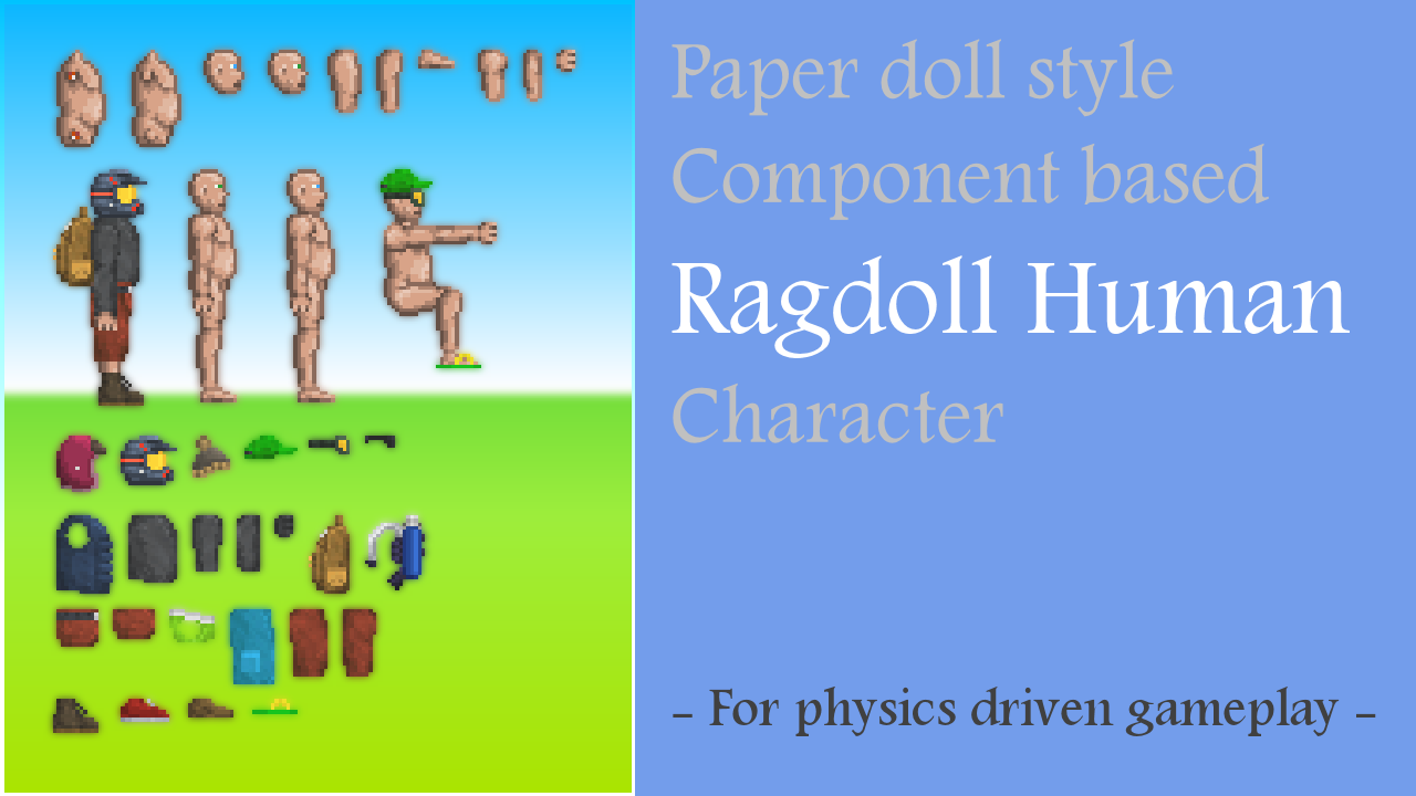 RC Art - Ragdoll Human - a premium asset pack to build games with ...