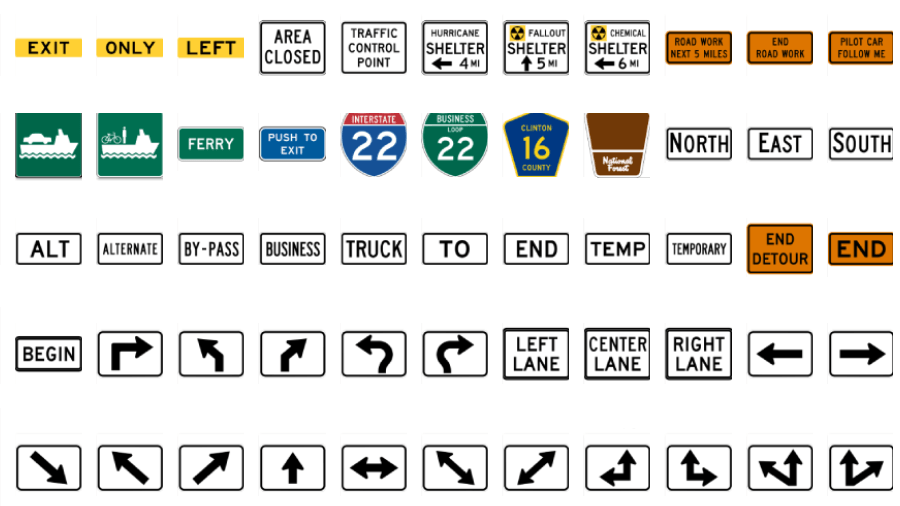 Road Signs US Textures - a premium asset pack to build games with ...