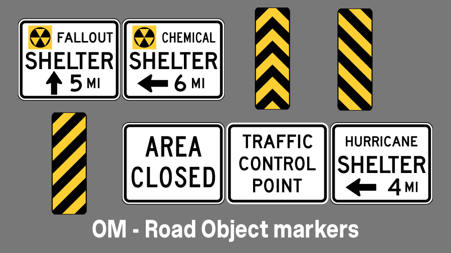 Road Signs US Textures - a premium asset pack to build games with ...