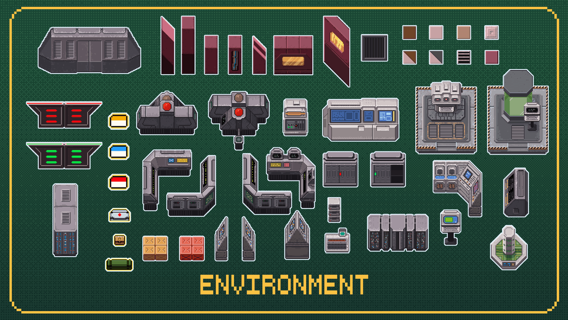 Sci-Fi Environment - a premium asset pack to build games with GDevelop ...