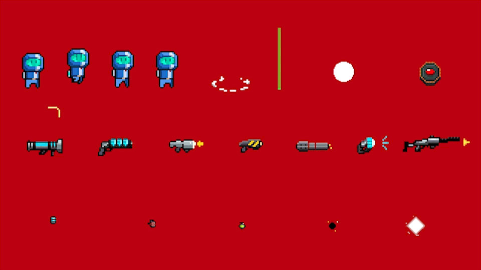 Hero Assets. Examples Sci-Fi Hero - a premium asset pack to build games with GDevelop. | GDevelop