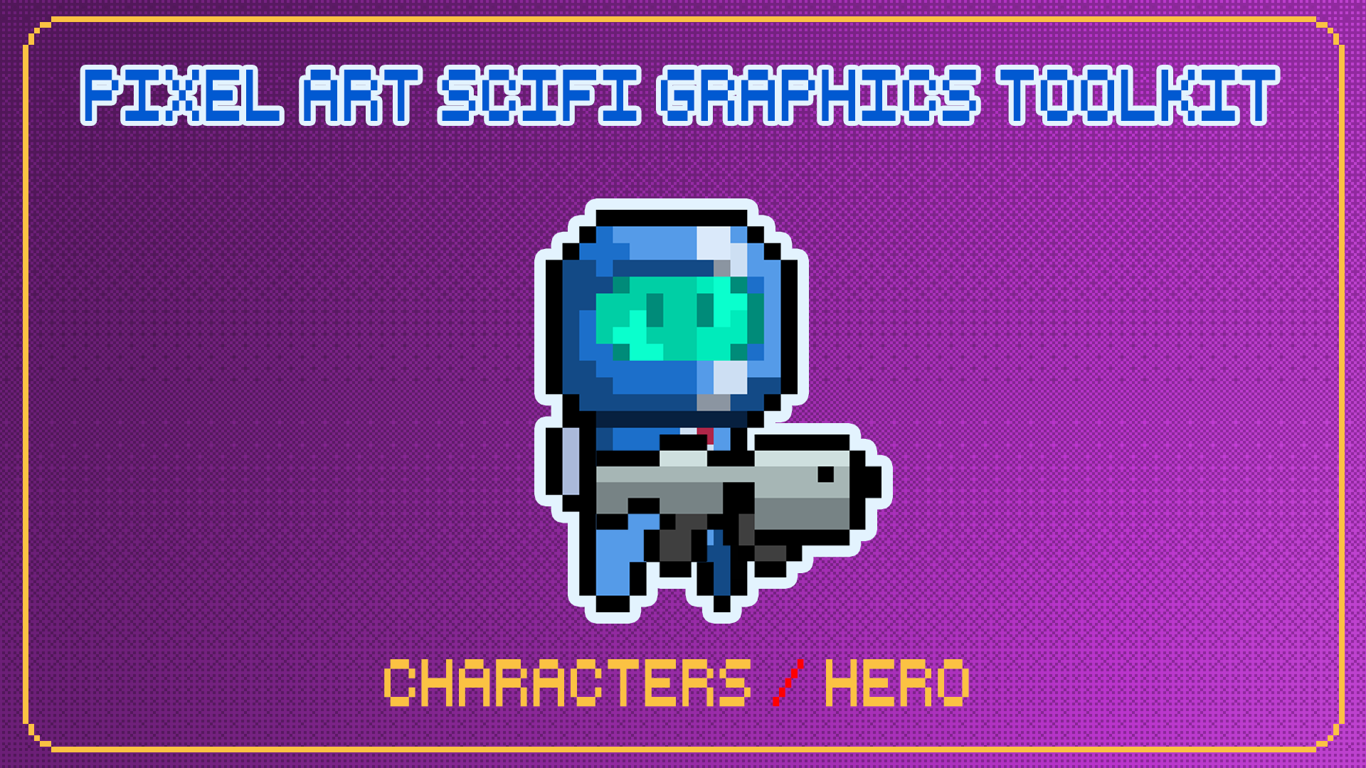 Sci-Fi Hero - a premium asset pack to build games with GDevelop. | GDevelop
