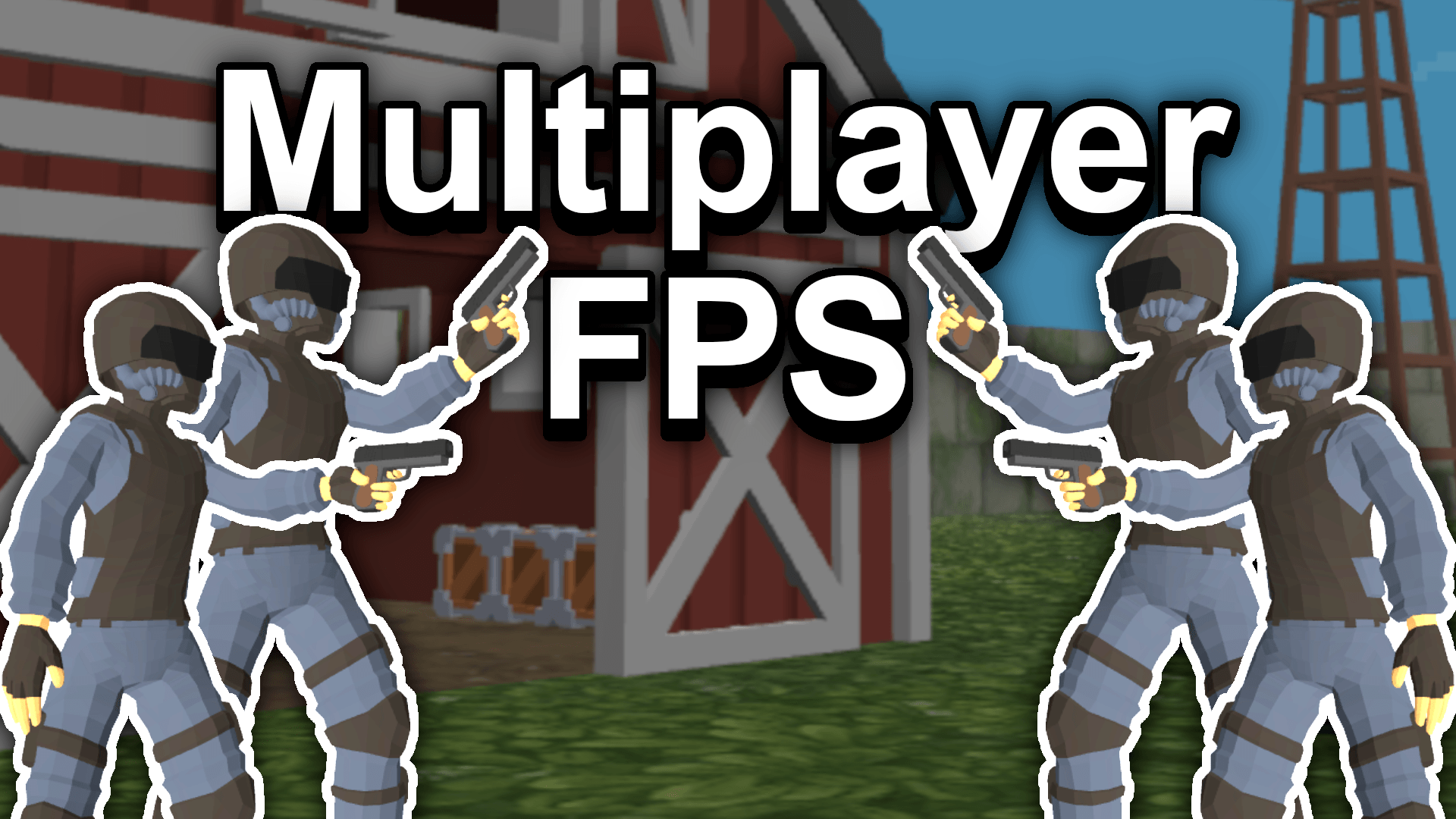 FPS 3D Multiplayer - a premium game template for GDevelop. | GDevelop