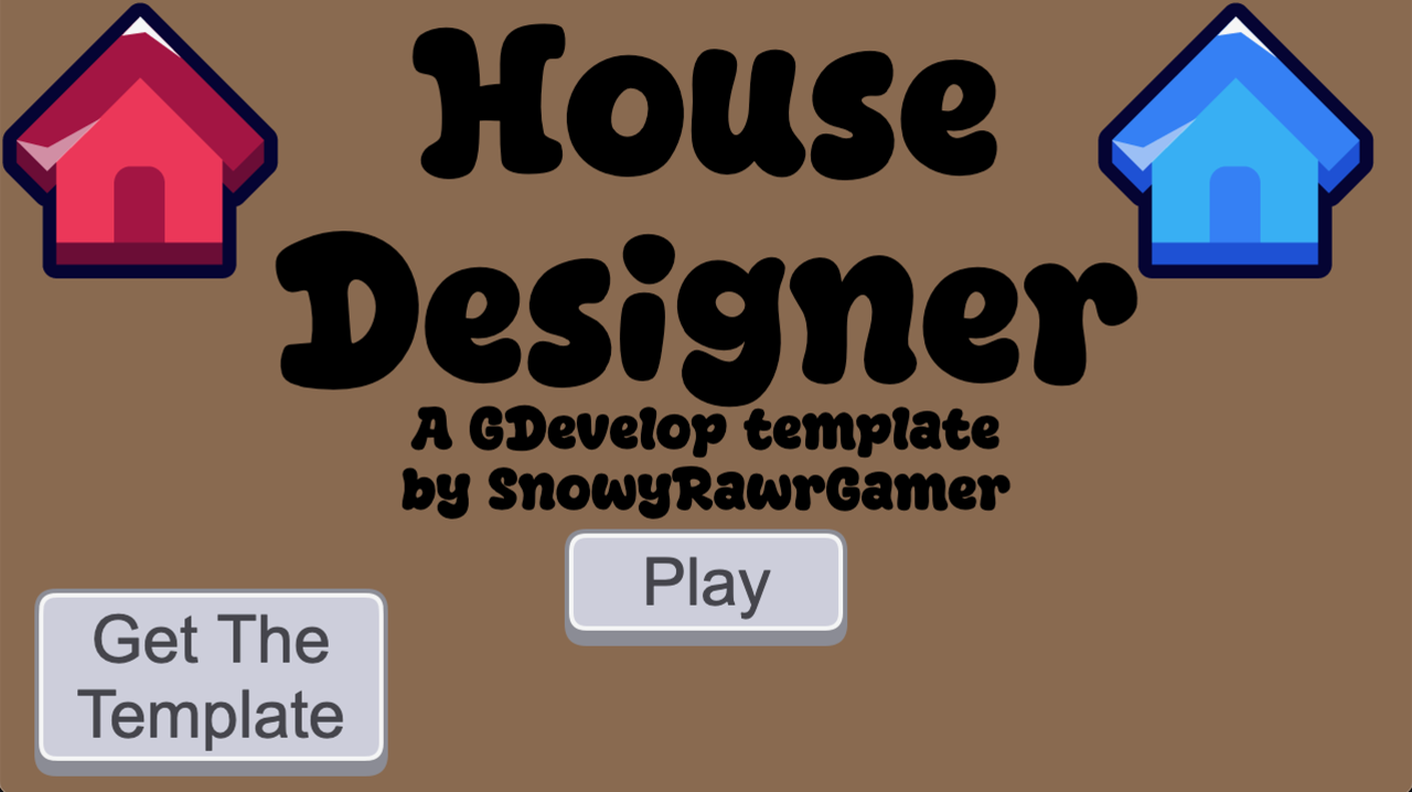 House Designer - a premium game template for GDevelop. | GDevelop